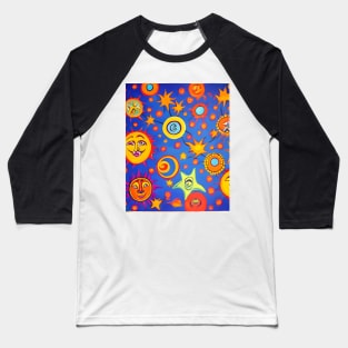 Sun and Moon Baseball T-Shirt